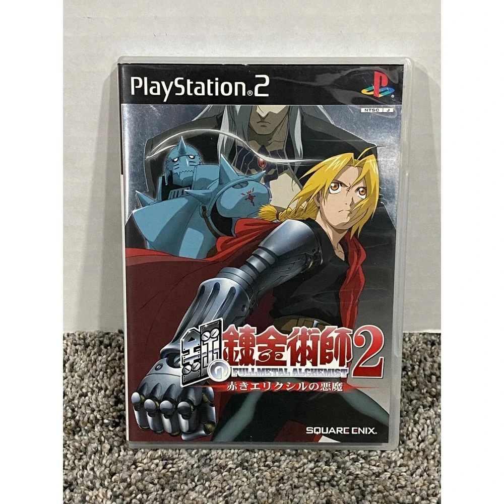 Video Game Fullmetal Alchemist 2 Curse of the Crimson Elixir PS2 Japan Excellent